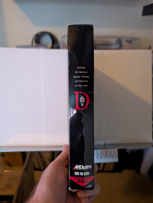 "D" (1995 PC) US Complete Big Box CD-ROM -JD