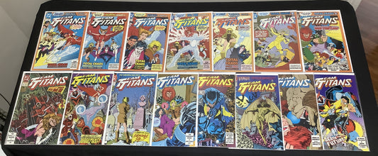Team Titans #1-24 + Annuals #1-2 Complete Comic series, All five variants of #1