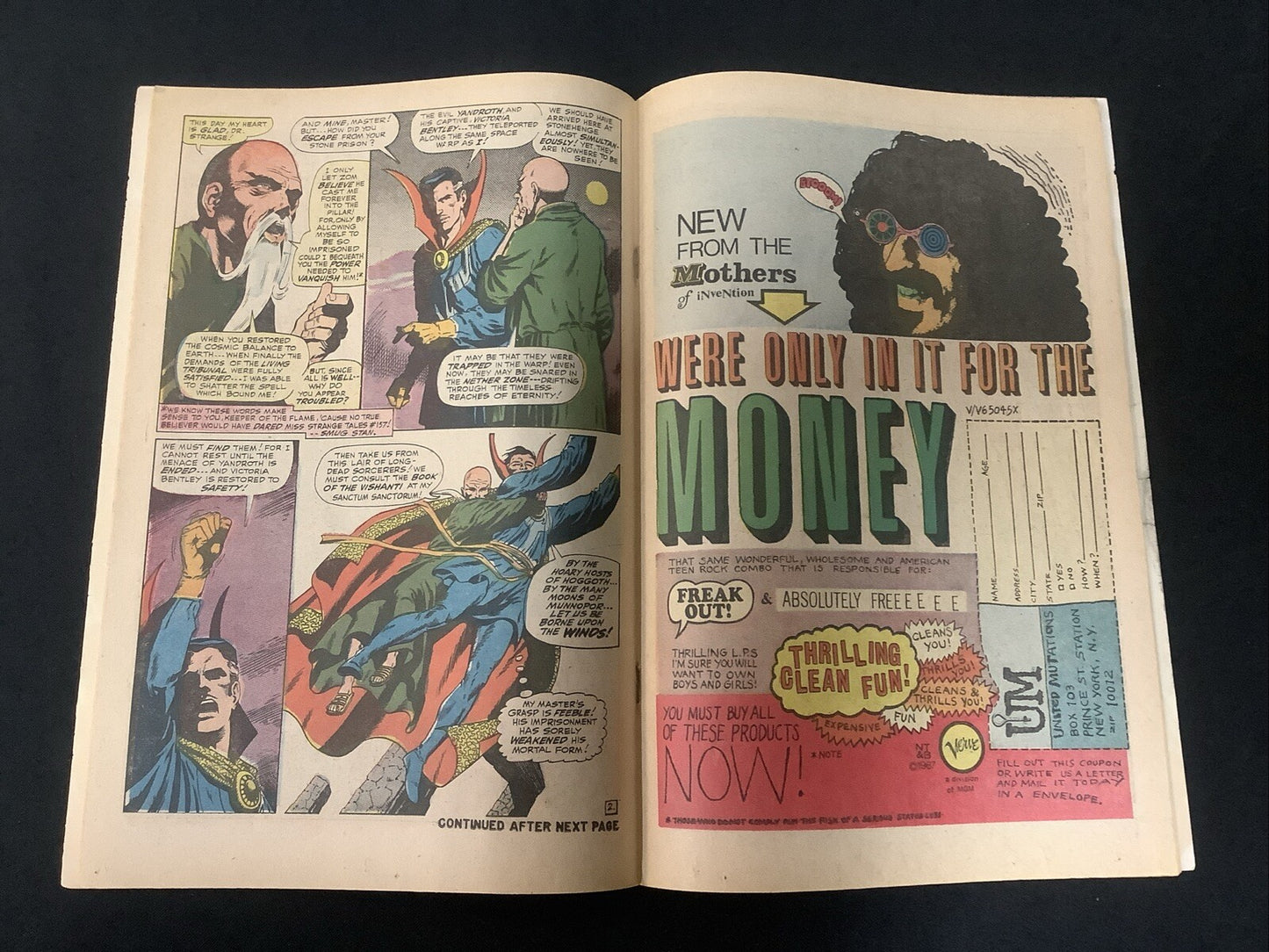 Strange Tales #167 (Marvel Comics April 1968) VG+ (4.5) Jim Steranko