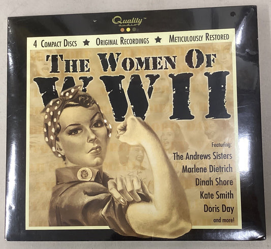 The Women Of WWII - 4 CD Box Set (New, Sealed) -JD