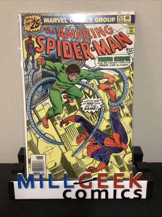 Amazing Spider-Man #157 (Marvel Comics June 1976) VF+ (8.5) John Romita