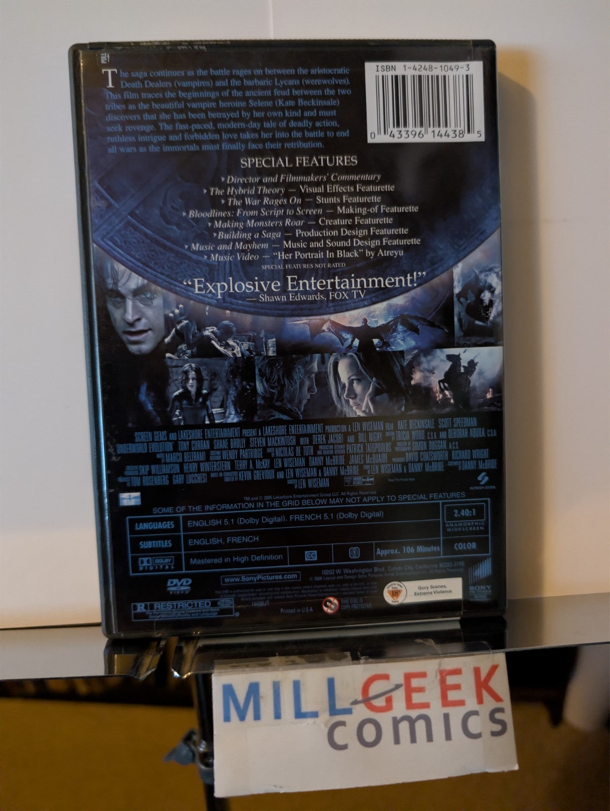Underworld / Underworld Revolution, 2 Movie Set (DVD) Like New -JD