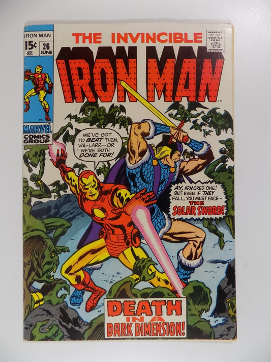Iron Man #26 Marvel Comic June 1970 Very Fine-
