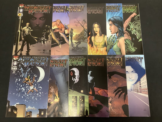 Midnight Nation Comic Lot #1-12, Top Cow Productions 2000, Gary Frank