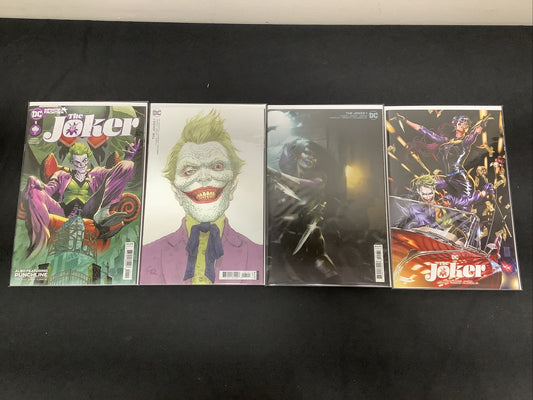 The Joker 1 Variant Comic Set, Cvr A B C F, 2021, Guillem Quitely Mattina Brooks