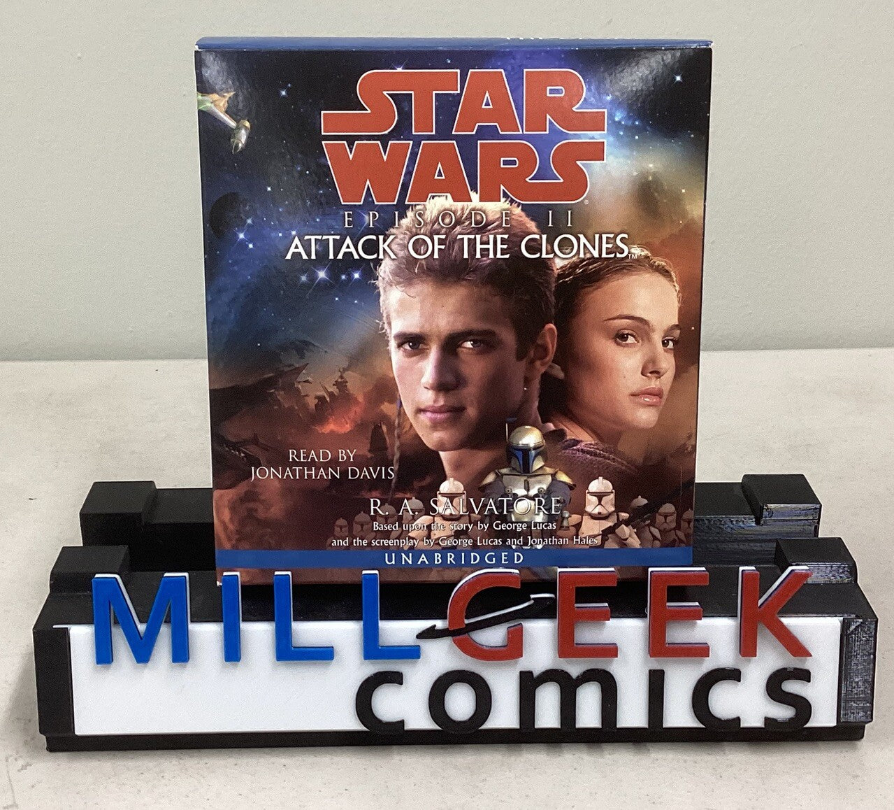 Star Wars: Episode II: Attack of the Clones by R A Salvatore Audiobook 9 Disc-JD