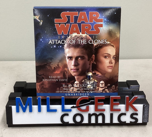 Star Wars: Episode II: Attack of the Clones by R A Salvatore Audiobook 9 Disc-JD