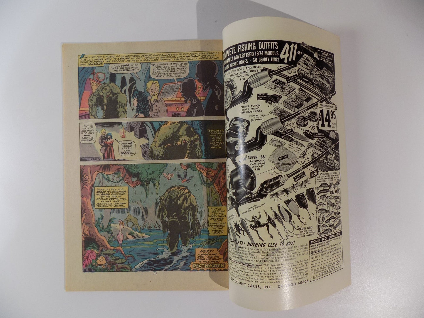 Man-Thing #8 Marvel Comic August 1974 Very Fine+