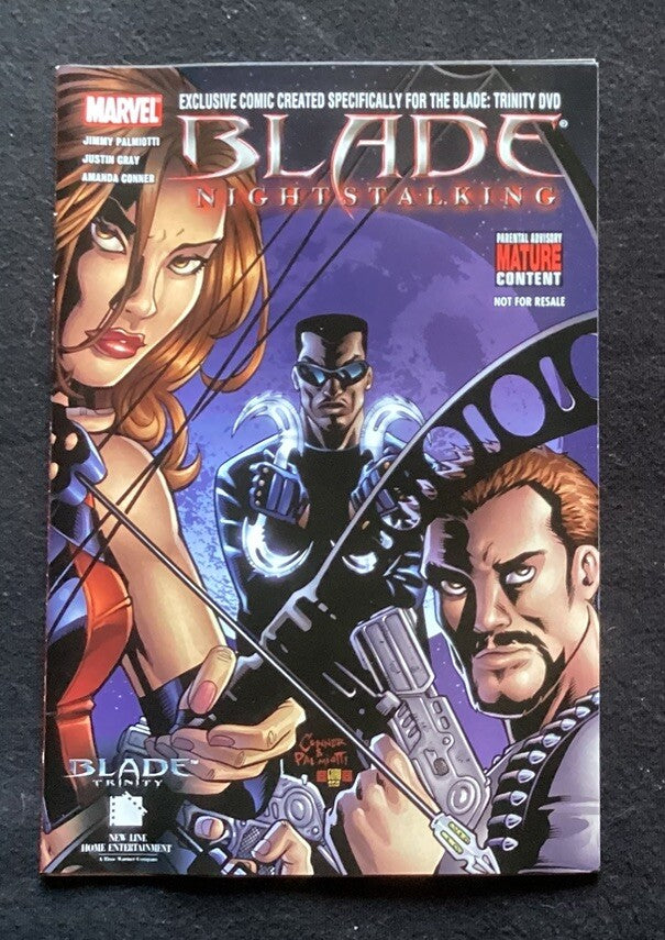 Blade Trilogy DVDs: Blade / Blade II / Blade Trinity-Wesley Snipes, Like New -PS