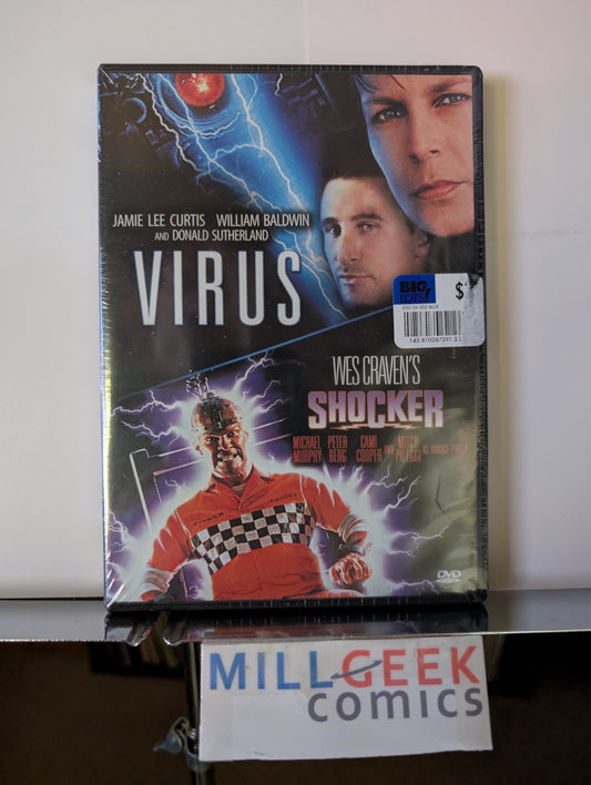 Virus \ Wes Craven's Shocker \ The Big Chill, 3 Movie Set (DVD) Like New -JD