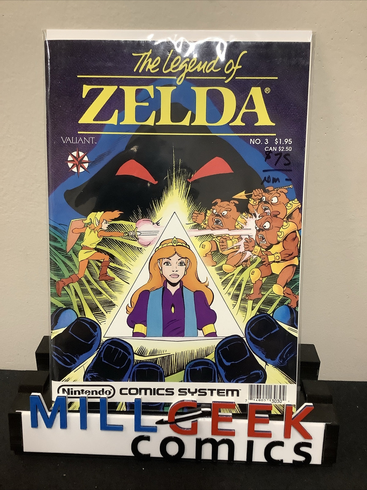 Link The Legend of Zelda #3 (1990) NM- (9.2)  “Secrets Of The Triforce” DLL