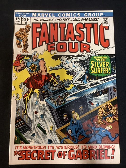 Fantastic Four #121 (Marvel Comics April 1972) F+ (6.5) John Buscema/Stan Lee