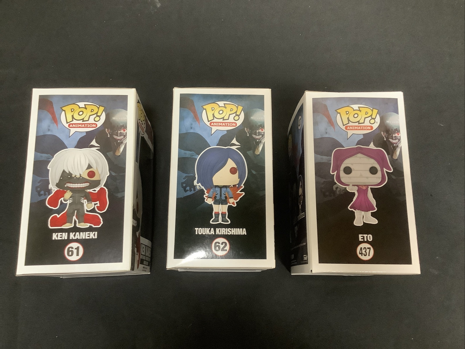 Tokyo Ghoul Funko Pop Lot, Eto Fall Convention 2018 Limited Exclusive, Unopened