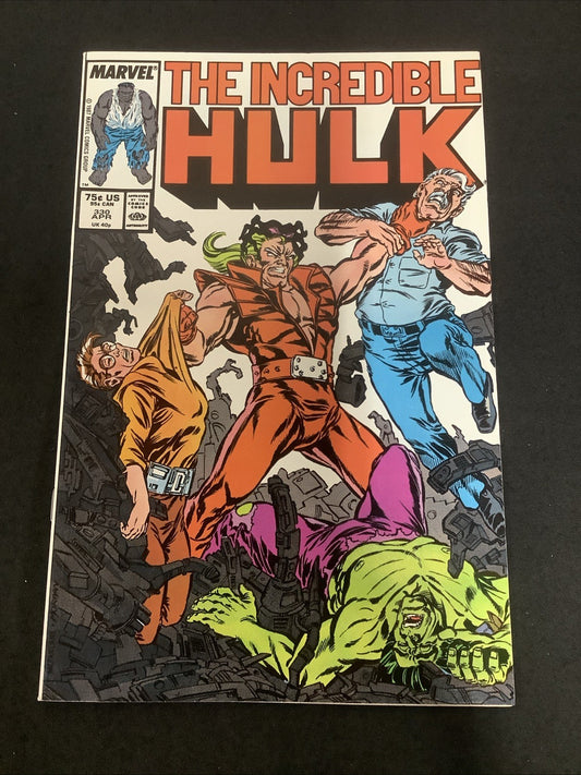 The Incredible Hulk #330 (Marvel Comics April 1987) VF/NM (9.0) Todd McFarlane