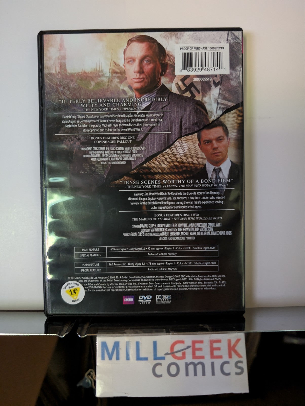Copenhagen / Fat Man & Little Boy, 2 Movie Set (DVD) Like New -JD