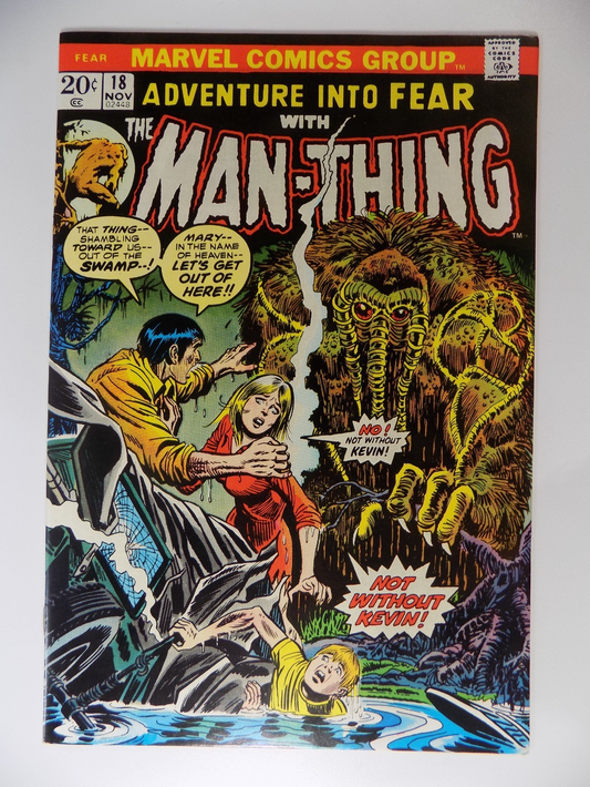 Adventure Into Fear #18 Marvel Comic November 1973 Very Fine/Near Mint