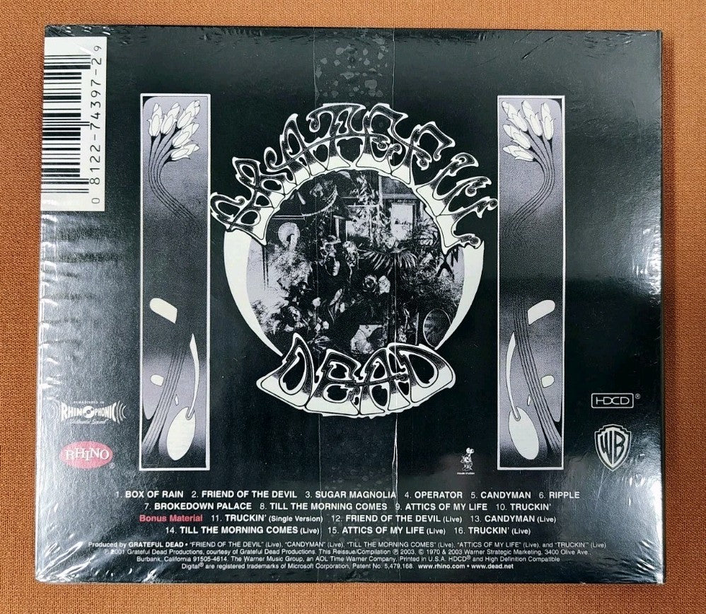 Grateful Dead-American Beauty/Workingman's Dead, 2x Cd's, Rhino, HDCD, Sealed JD