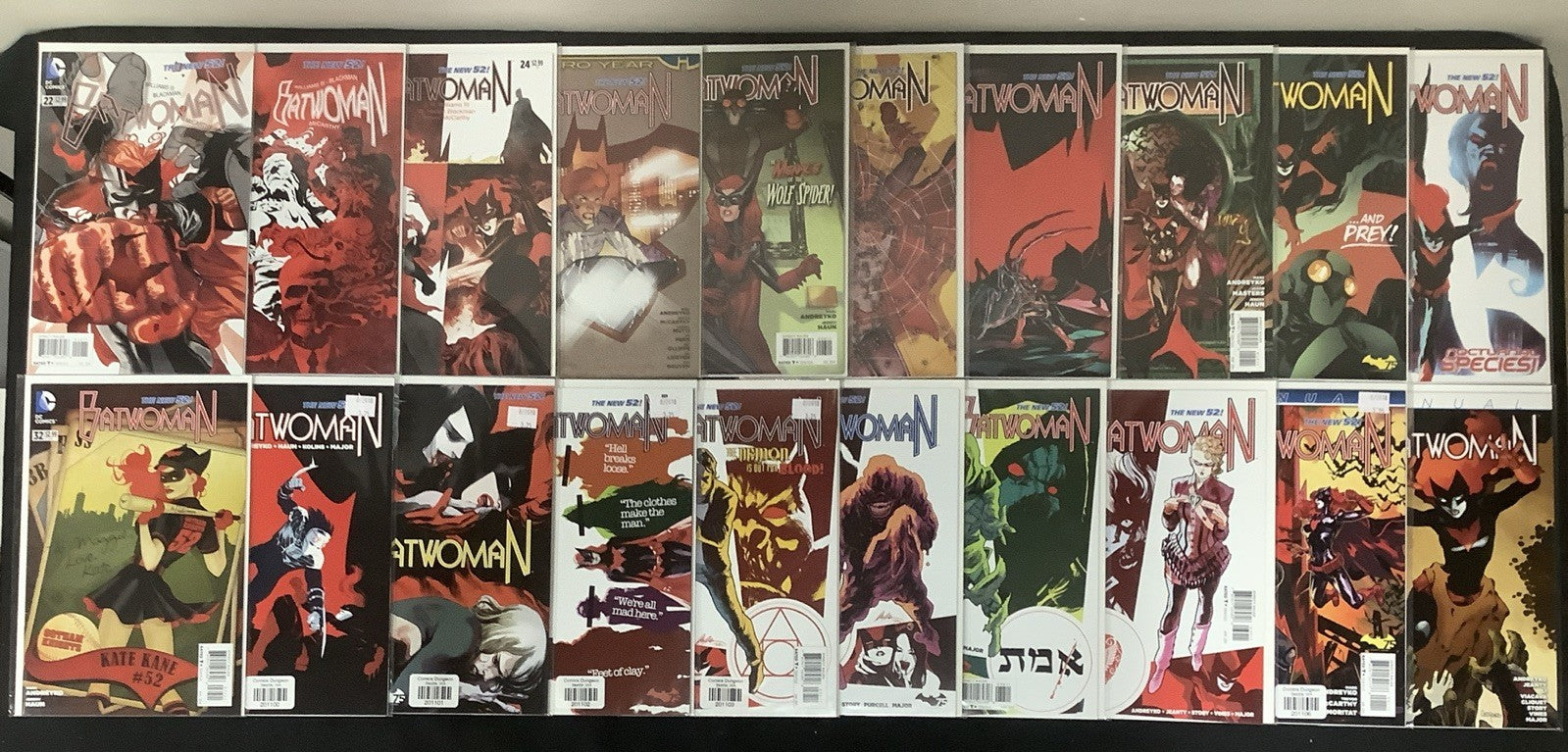 Batwoman #1-39 + Annuals #1-2 Comic Lot, DC Comics, Variant DC Bombshells Cover