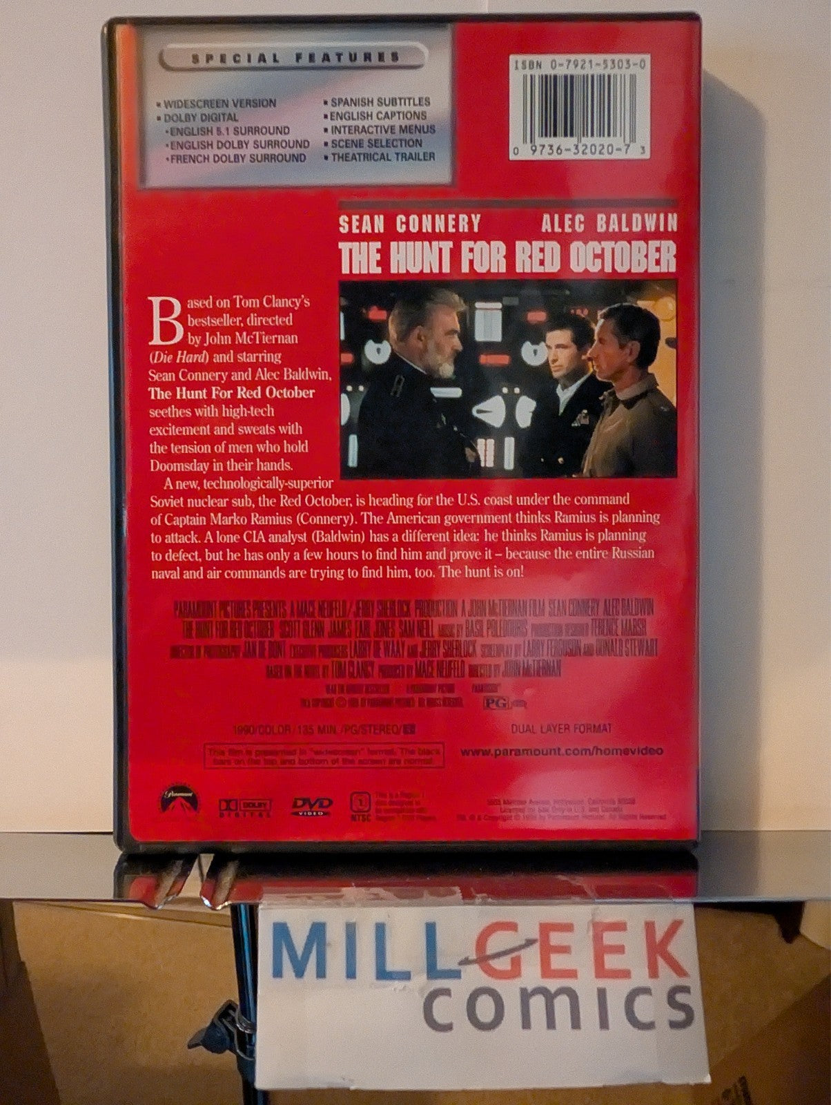 Patriot Games / The Hunt for the Red October, 2 Jack Ryan Films(DVD) Like New-JD