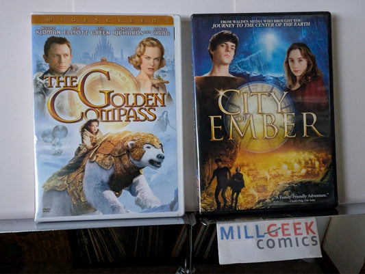 The Golden Compass / City of Ember, 2 Movie Set (DVD) Like New -JD