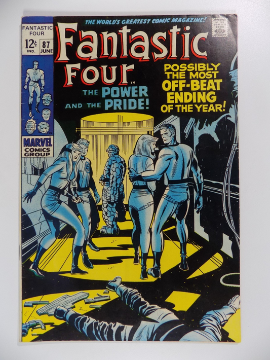 Fantastic Four #87 Marvel Comic June 1969 Very Fine