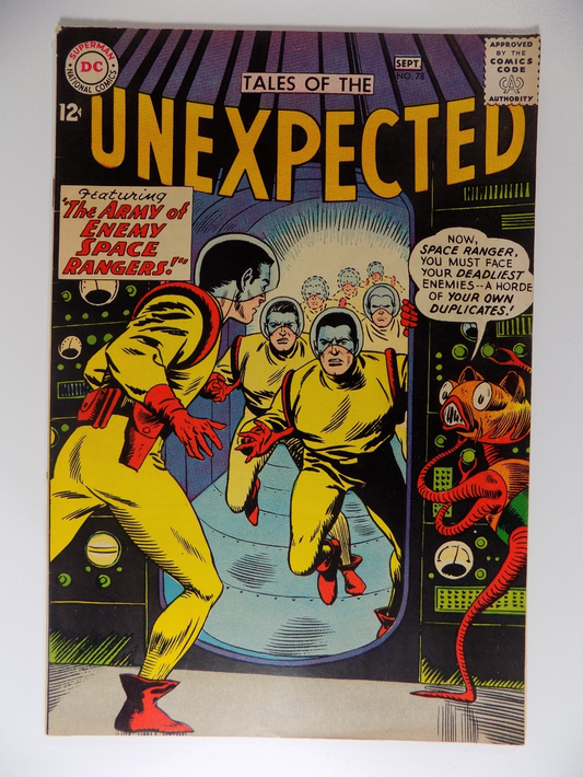 Tales of the Unexpected #78 DC Comic September 1963 Very Fine