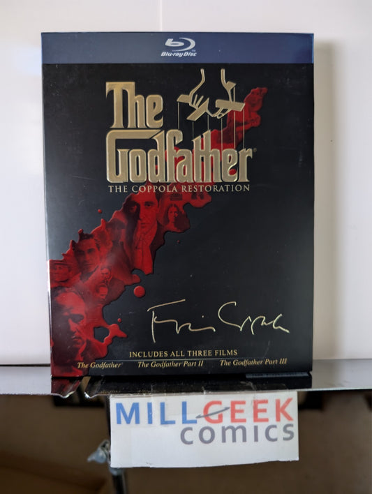 The Godfather, The Coppola Restoration, 3 Movies (Blu-Ray 2008) Like New -JD