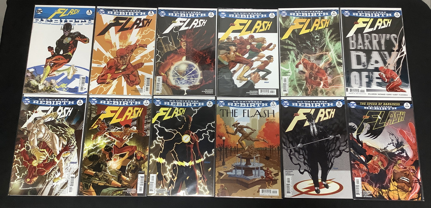 Flash #1-11 + Rebirth One-Shot Comic Lot, 1st App Godspeed And Avery Ho, DC