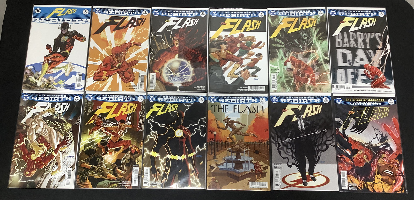 Flash #1-11 + Rebirth One-Shot Comic Lot, 1st App Godspeed And Avery Ho, DC