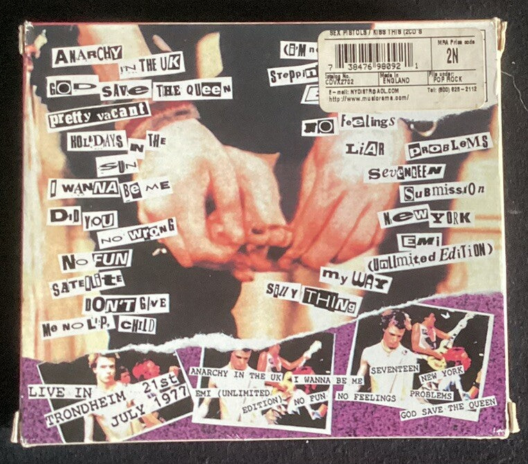 SEX PISTOLS, Kiss This (Remaster 2CD Box Set, UK, Limited Edition, Like New) -JD