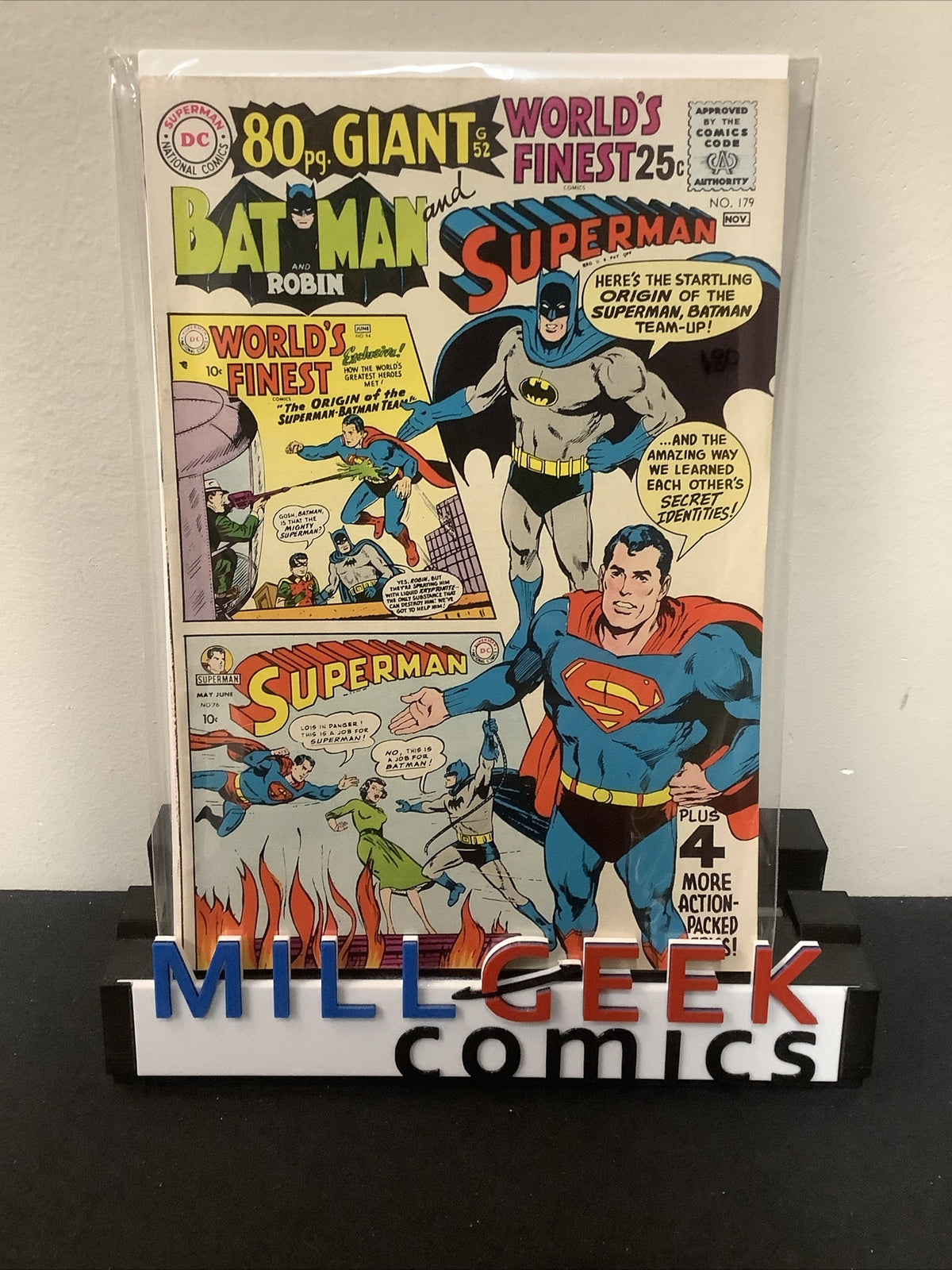 World's Finest Comics #179 (1968) VF (8.0) Cream Pages, Bill Finger/Neal Adams