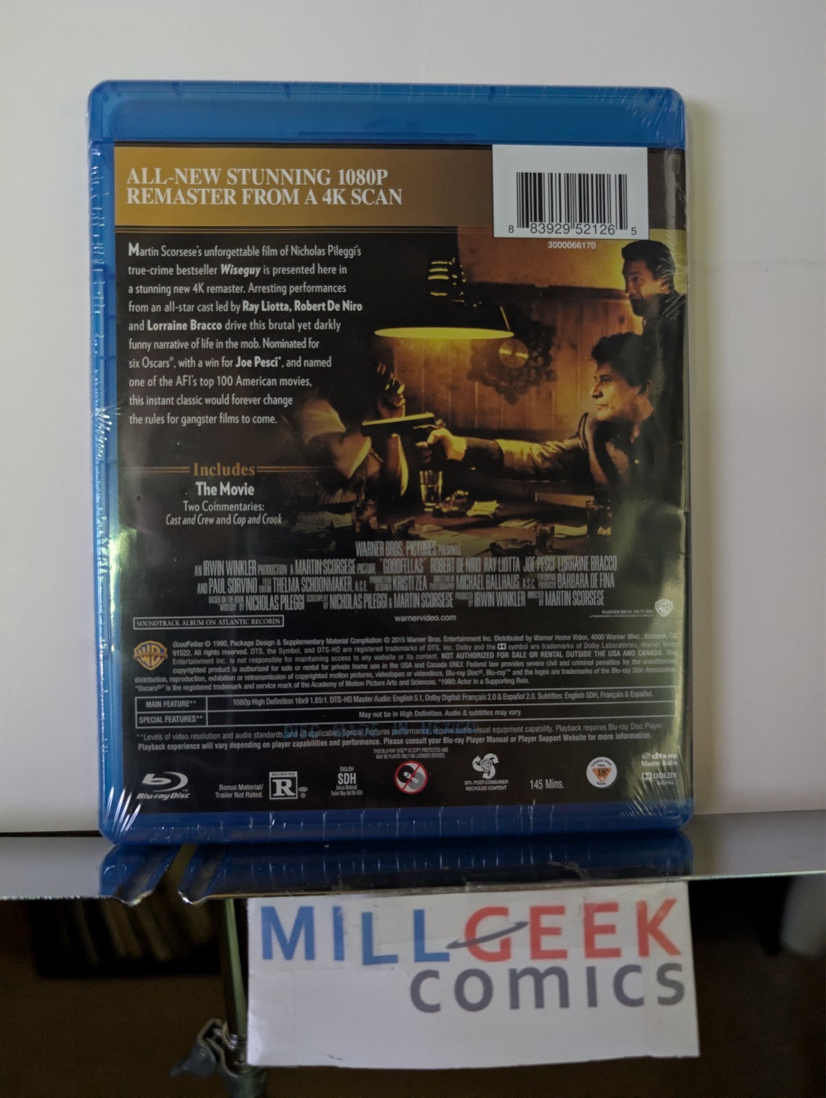 Casino / Goodfellas, 2 Movie Set Martin Scorsese (Blu-Ray) Brand New -JD