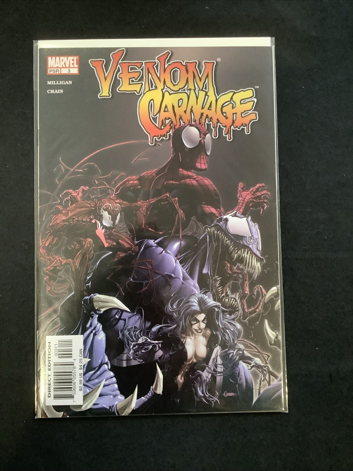 Venom vs. Carnage #1-4 Complete Comic Set, Marvel, 1st App Toxin (Symbiote) 2004