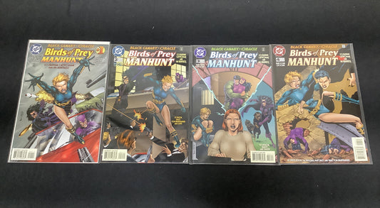 Birds of Prey: Manhunt #1-4 Complete Set DC Comics (1996) Black Canary- Oracle