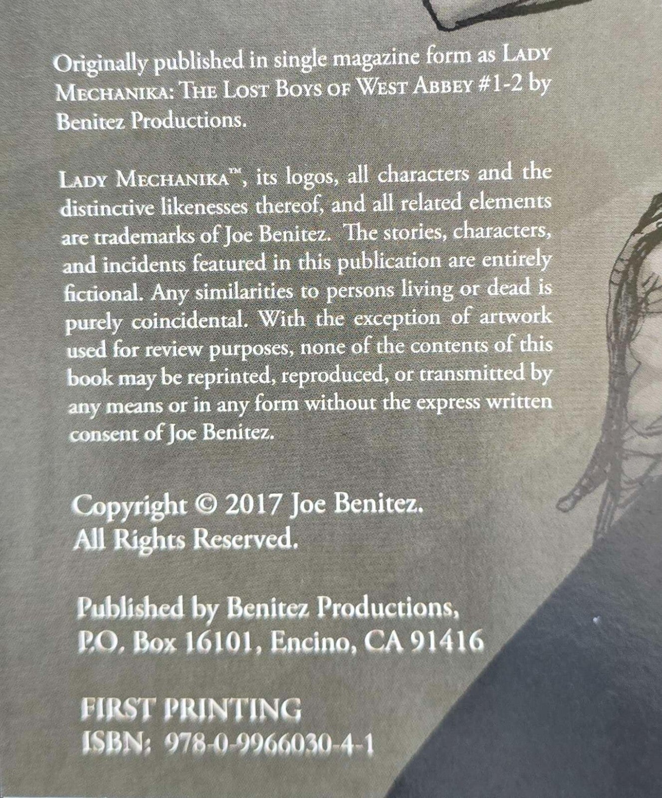 Lady Mechanika Volumes. 1-3 TPB Lot By Joe Benitez (2016,2017)