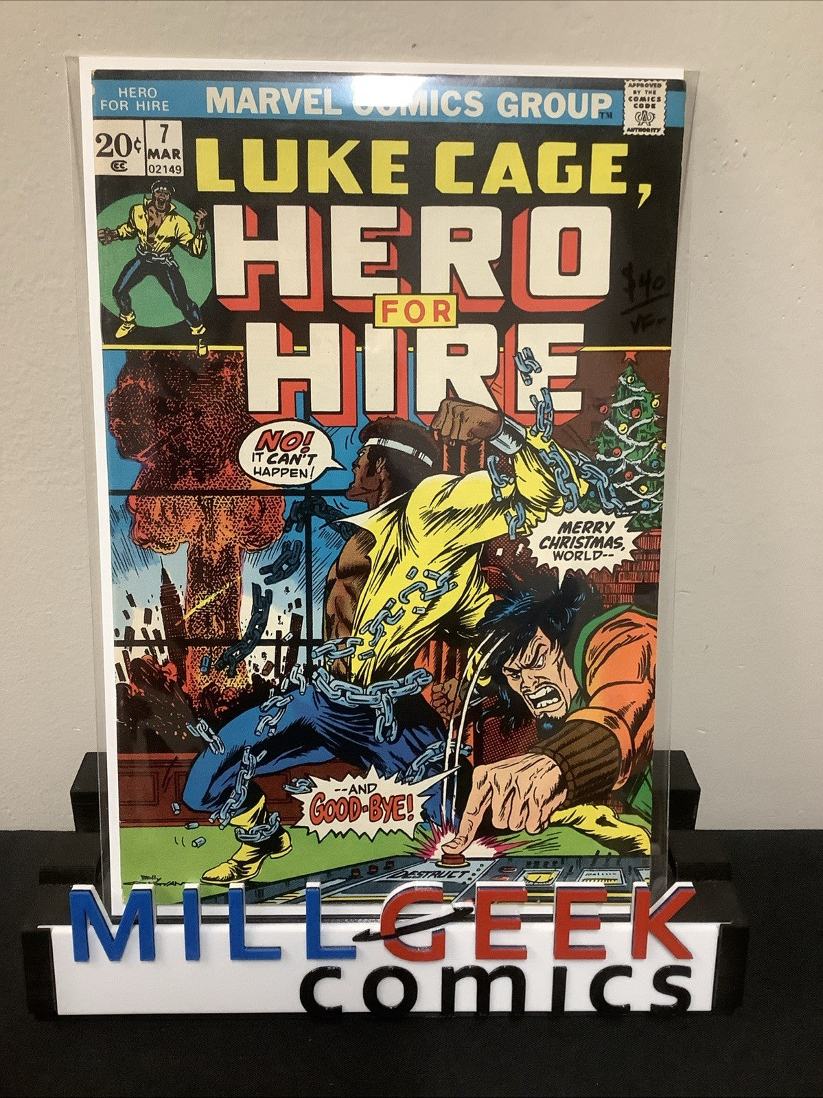 Hero For Hire #7 (Marvel Comics March 1973) VF- (7.5) Englehart/Graham