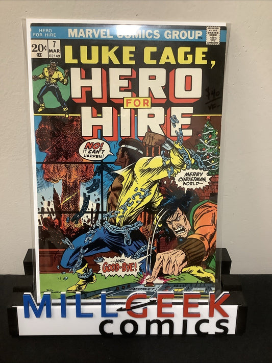 Hero For Hire #7 (Marvel Comics March 1973) VF- (7.5) Englehart/Graham