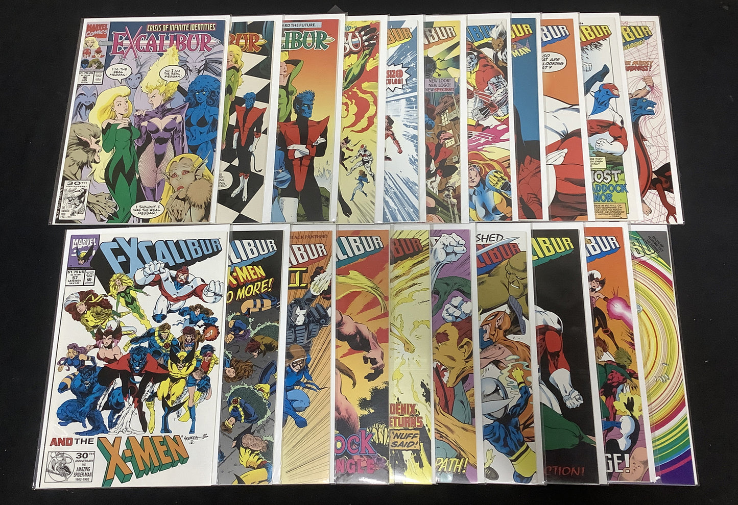 Excalibur #46-66 Marvel Comic Lot, Vol.1 1988, 1st Appearance Of Cerise