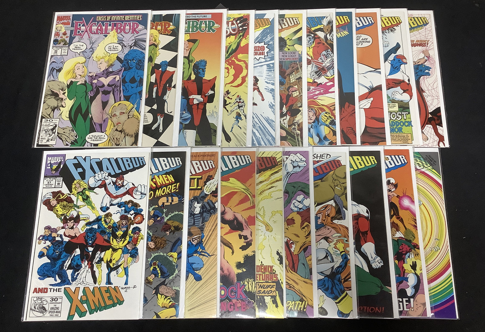 Excalibur #46-66 Marvel Comic Lot, Vol.1 1988, 1st Appearance Of Cerise