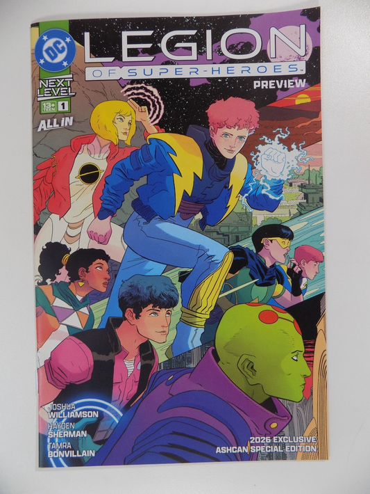 Legion of Super-Heroes Preview 2026 Exclusive Ashcan Special Edition DC Comic