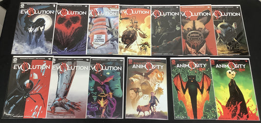 Animosity Comic Bundle: Evolution #1-10, World Of #1, The Rise #2-3, Aftershock