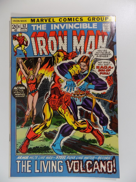 Iron Man #52 Marvel Comic November 1972 Very Fine-