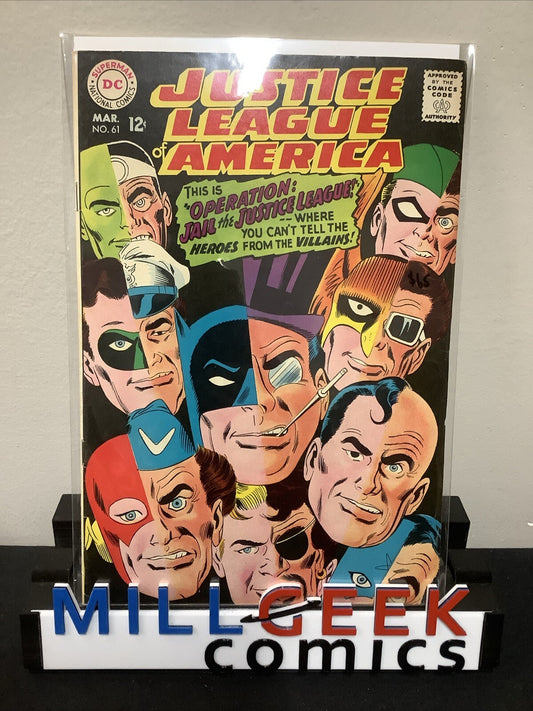 Justice League of America #61 (DC 1968) VF- (7.5) Light Tan To Cream Pages
