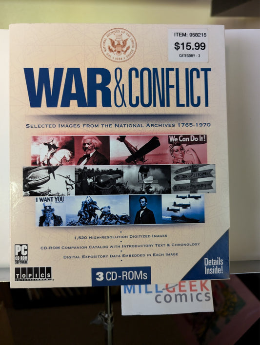 War & Conflict, Big Box Complete SEALED, PC CD-ROM JD