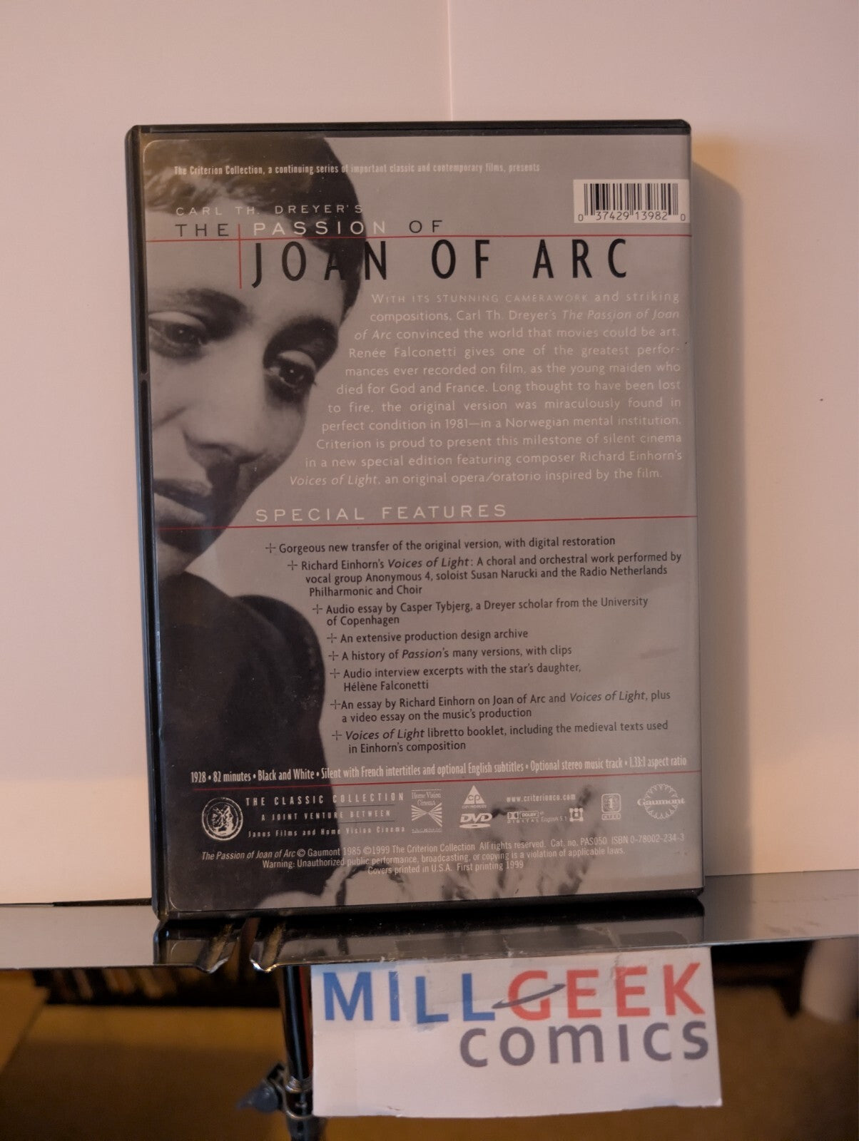 The Passion of Joan of Arc, Criterion Collection (DVD 1928) Like New -JD