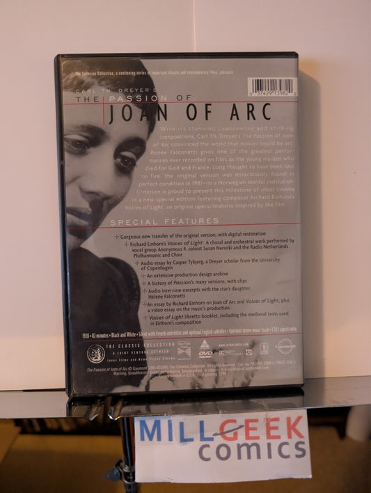 The Passion of Joan of Arc, Criterion Collection (DVD 1928) Like New -JD