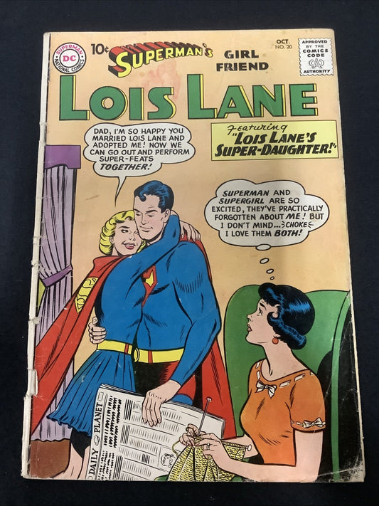 Superman's Girl Friend, Lois Lane #20 (DC Comics 1960) VG (4.0) 3 Added Staples