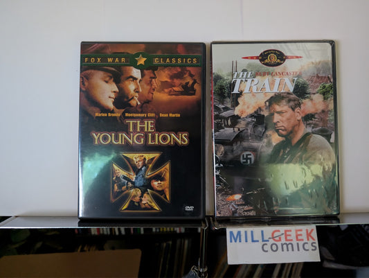 The Young Lions / The Train, 2 Movie Set (DVD) Like New -JD