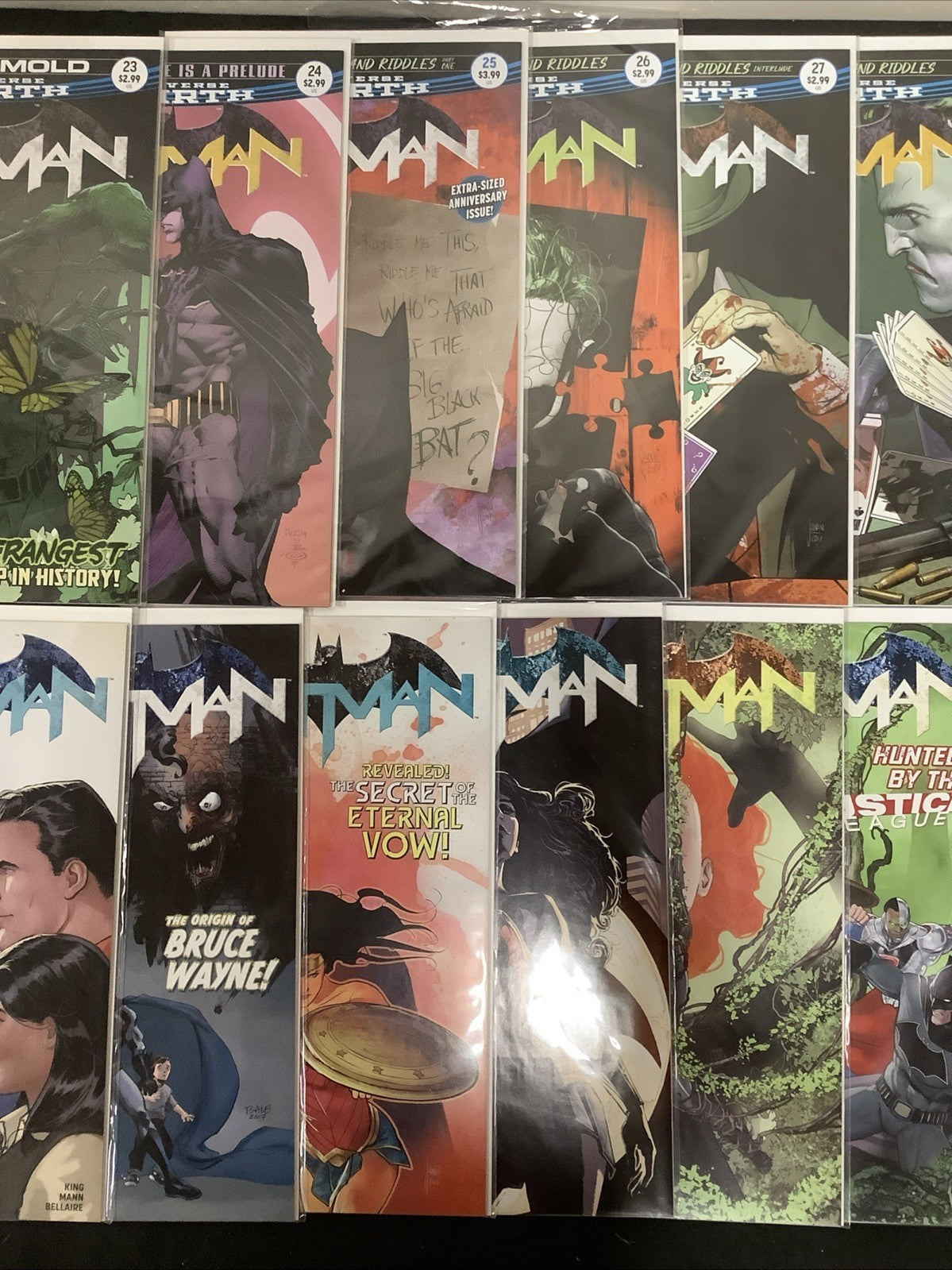 Batman #20-71 Comic Lot, DC Comics, Tom King, Batman/Catwoman Proposal, 2016