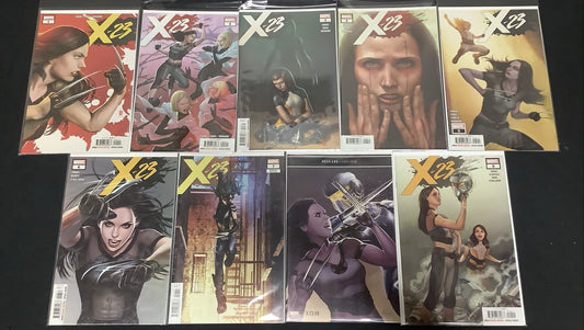 X-23 #1-9 Comic Lot, Marvel, Mike Deodato Variant, 1st App X-Assassin (Scout)